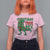 Christmas Dinosaur T Shirt For Women Funny Tree Rex Xmas Light - Wonder Print Shop