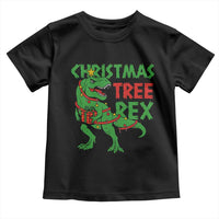 Christmas Dinosaur Toddler T Shirt Funny Tree Rex Xmas Light - Wonder Print Shop