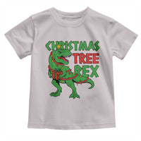 Christmas Dinosaur Toddler T Shirt Funny Tree Rex Xmas Light - Wonder Print Shop