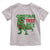 Christmas Dinosaur Toddler T Shirt Funny Tree Rex Xmas Light - Wonder Print Shop