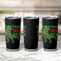Christmas Dinosaur Tumbler Cup Funny Tree Rex Xmas Light