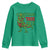 Christmas Dinosaur Youth Sweatshirt Funny Tree Rex Xmas Light - Wonder Print Shop