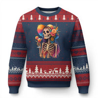 Funny Summer Sugar Skull Cocktail Lover Ugly Christmas Sweater