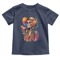 Funny Summer Sugar Skull Cocktail Lover Toddler T Shirt