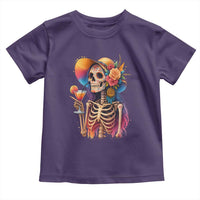 Funny Summer Sugar Skull Cocktail Lover Toddler T Shirt