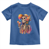 Funny Summer Sugar Skull Cocktail Lover Toddler T Shirt