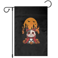 Halloween Cat Garden Flag Horror Vampire Kawaii Chibi Kitten - Wonder Print Shop