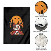 Halloween Cat Garden Flag Horror Vampire Kawaii Chibi Kitten - Wonder Print Shop