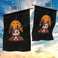 Halloween Cat Garden Flag Horror Vampire Kawaii Chibi Kitten - Wonder Print Shop