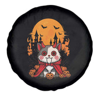 Halloween Cat Spare Tire Cover Horror Vampire Kawaii Chibi Kitten - Wonder Print Shop