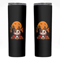Halloween Cat Skinny Tumbler Horror Vampire Kawaii Chibi Kitten