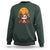Halloween Cat Sweatshirt Horror Vampire Kawaii Chibi Kitten - Wonder Print Shop
