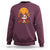 Halloween Cat Sweatshirt Horror Vampire Kawaii Chibi Kitten - Wonder Print Shop