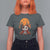 Halloween Cat T Shirt For Women Horror Vampire Kawaii Chibi Kitten - Wonder Print Shop