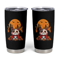 Halloween Cat Tumbler Cup Horror Vampire Kawaii Chibi Kitten