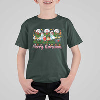 Christmas Nurse T Shirt For Kid Funny Merry Nursemas Pine Tree - Wonder Print Shop