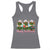 Christmas Nurse Racerback Tank Top Funny Merry Nursemas Pine Tree - Wonder Print Shop