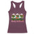Christmas Nurse Racerback Tank Top Funny Merry Nursemas Pine Tree - Wonder Print Shop