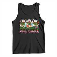 Christmas Nurse Tank Top Funny Merry Nursemas Pine Tree - Wonder Print Shop