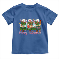 Christmas Nurse Toddler T Shirt Funny Merry Nursemas Pine Tree - Wonder Print Shop
