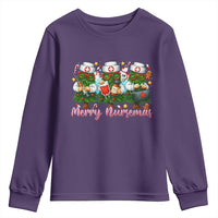 Christmas Nurse Youth Sweatshirt Funny Merry Nursemas Pine Tree - Wonder Print Shop