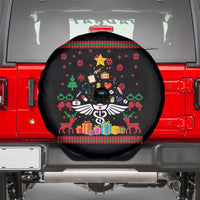 Funny Christmas Healthcare Worker Spare Tire Cover Nurses And Doctors Pine Tree - Wonder Print Shop