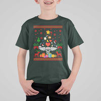 Funny Christmas Healthcare Worker T Shirt For Kid Nurses And Doctors Pine Tree - Wonder Print Shop