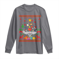 Funny Christmas Healthcare Worker Long Sleeve Shirt Nurses And Doctors Pine Tree - Wonder Print Shop