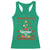 Funny Christmas Healthcare Worker Racerback Tank Top Nurses And Doctors Pine Tree - Wonder Print Shop