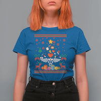 Funny Christmas Healthcare Worker T Shirt For Women Nurses And Doctors Pine Tree - Wonder Print Shop