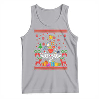 Funny Christmas Healthcare Worker Tank Top Nurses And Doctors Pine Tree - Wonder Print Shop