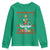 Funny Christmas Healthcare Worker Youth Sweatshirt Nurses And Doctors Pine Tree - Wonder Print Shop