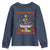 Funny Christmas Healthcare Worker Youth Sweatshirt Nurses And Doctors Pine Tree - Wonder Print Shop