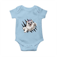 Funny Princess Cat With Featuring Scratch Effect Printed Baby Onesie This Is An Outrage