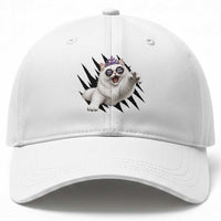 Funny Princess Cat With Featuring Scratch Effect Printed Baseball Cap This Is An Outrage
