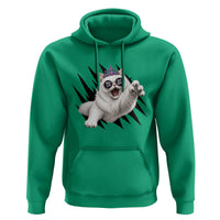 Funny Princess Cat With Featuring Scratch Effect Printed Hoodie This Is An Outrage