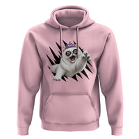 Funny Princess Cat With Featuring Scratch Effect Printed Hoodie This Is An Outrage