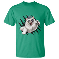 Funny Princess Cat With Featuring Scratch Effect Printed T Shirt This Is An Outrage