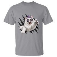 Funny Princess Cat With Featuring Scratch Effect Printed T Shirt This Is An Outrage