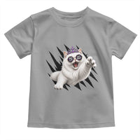 Funny Princess Cat With Featuring Scratch Effect Printed Toddler T Shirt This Is An Outrage