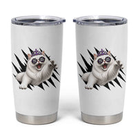 Funny Princess Cat With Featuring Scratch Effect Printed Tumbler Cup This Is An Outrage