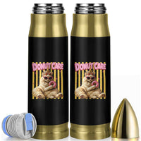 Funny Princess Cat Eating Donut Bullet Tumbler Sci-Fi Book Lover Gift