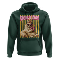 Funny Princess Cat Eating Donut Hoodie Sci-Fi Book Lover Gift
