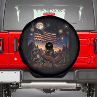 Funny Princess Cat On Dinosaur Patriotic Freedom Gift Spare Tire Cover
