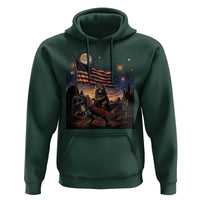 Funny Princess Cat On Dinosaur Patriotic Freedom Gift Hoodie