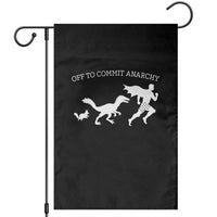 Funny Princess Cat Sci Fi Gift Garden Flag Off To Commit Anarchy