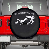 Funny Princess Cat Sci Fi Gift Spare Tire Cover Off To Commit Anarchy