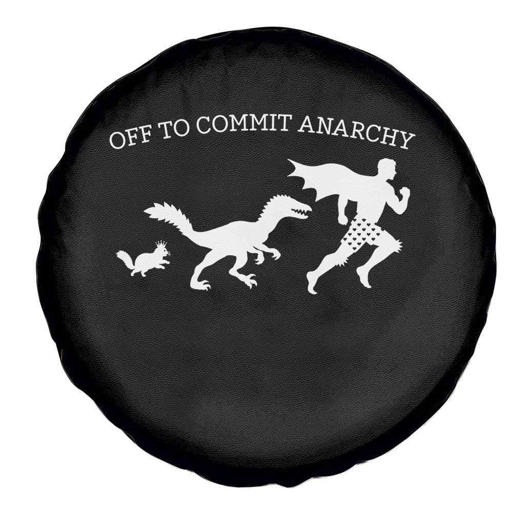Funny Princess Cat Sci Fi Gift Spare Tire Cover Off To Commit Anarchy