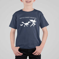 Funny Princess Cat Sci Fi Gift T Shirt For Kid Off To Commit Anarchy