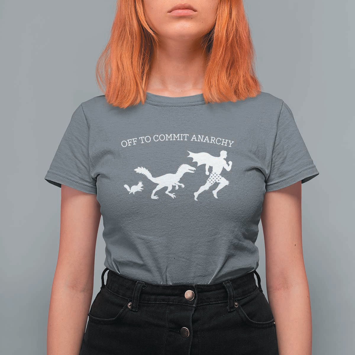 Funny Princess Cat Sci Fi Gift T Shirt For Women Off To Commit Anarchy